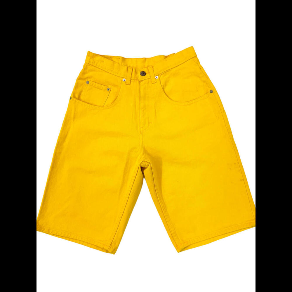 Jordache Original Jeans, Relaxed Fit, Yellow, 100% Cotton Shorts 30, 1990’s Vtg